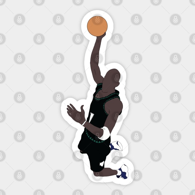 Kevin Garnett Slam Dunk Sticker by rattraptees